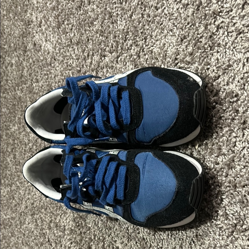 Asics Blue and Black Sneakers